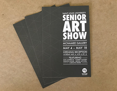 Senior Art Show Card / Poster