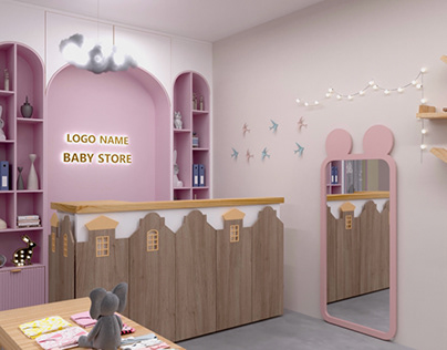 Kids shop design interior