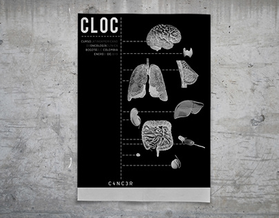 CLOC : Visual ID evento académico - Oncología