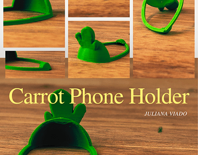 3D Printed Carrot Phone Holder