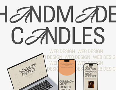 website design-Handmade Candles