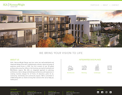 SGA | NarmourWright - Web Design