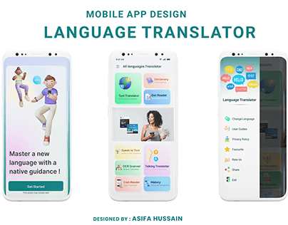Language Translator UI design