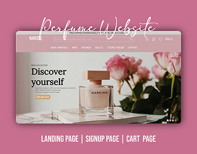 Project thumbnail - Perfume Landing Page
