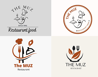 The MUZ Restaurant Logo Design