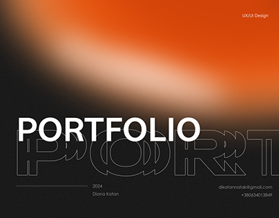 Portfolio UX/UI design 2024
