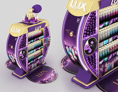 LUX Bodywash Display for Japan store