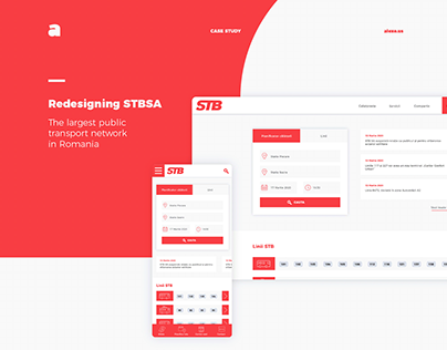 Case study: Redesigning a transport website - stbsa.ro
