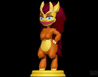 Connie the Hormone Monstress - Big Mouth 3D print model
