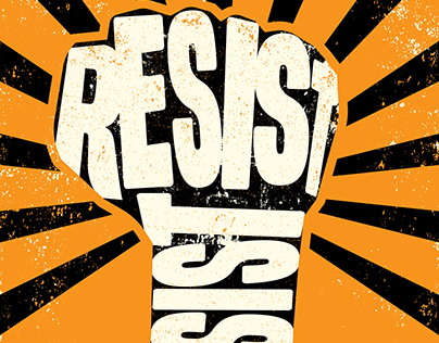 Resist/Persist Protest signs