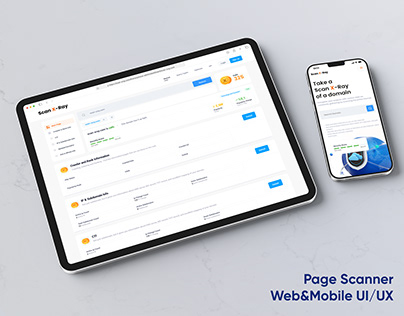 Page Scanner Web&Mobile UI/UX