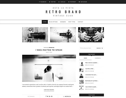 WordPress Blog Theme For Fashion And Life Style Blogger