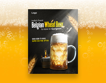 Belgian beer poster