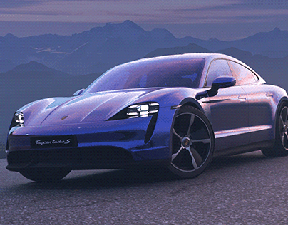 Porsche Taycan | Automotive Animation | Blender | CGI
