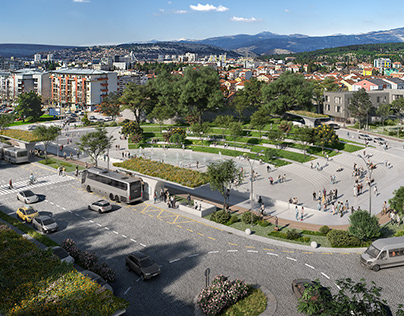 Public square proposal. Montenegro