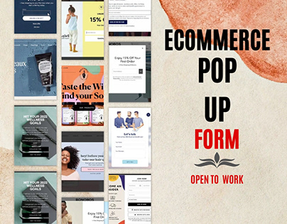 Ecommerce Website's Pop up forms