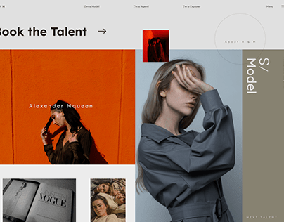 Fashion Models Web Design