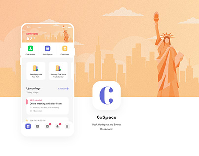 CoSpace UI Kit - Book Workspace and Events On-demand