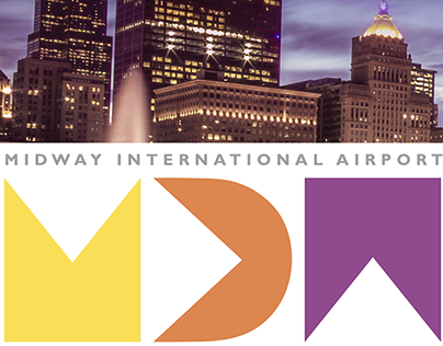 Midway International Airport Brand Board