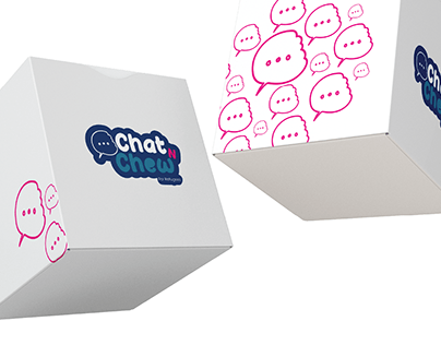 chat and chew logo design