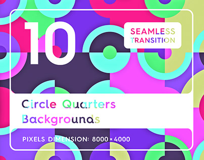 10 Circle Quarters Backgrounds ~ DOWNLOAD