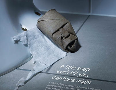 A little soap won't kill you, diarrhoea might.