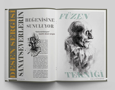 SAÜ Kültür Sanat Dergisi / Interior Design Magazine