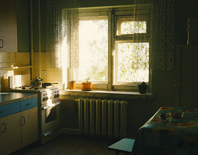 postsoviet kitchen 3d