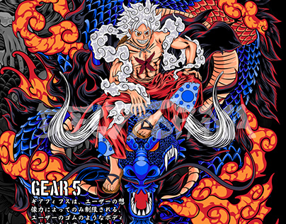 Gear Fifth Luffy VS Kaido Beast