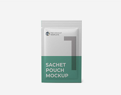 Sachet Pouch Mockup