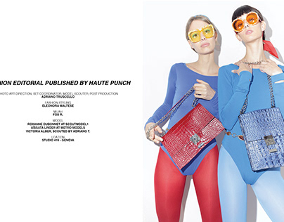 Fashion editorial published by Haute Punch Magazine