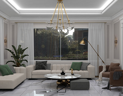 Neoclassic living area