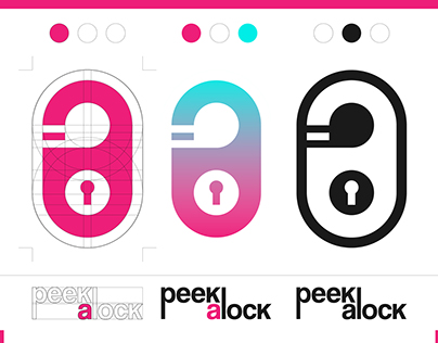 Peek-A-Lock Logo Design