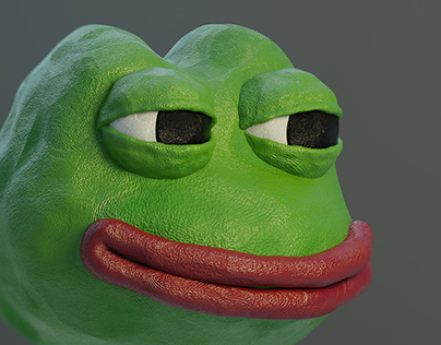 Pepe the frog 3D
