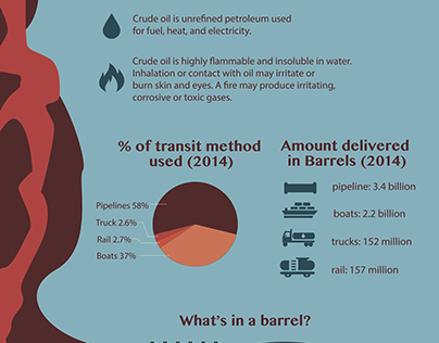 Digital Infographic on Crude Oil in America