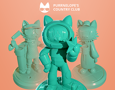 Purrnelopes Country Club - Modular Characters
