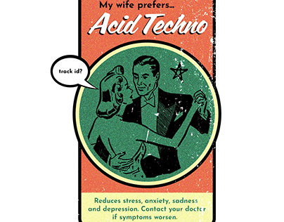 Acid Techno Tee Shirt #1