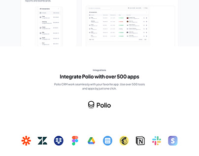 Polio CRM Landing Page