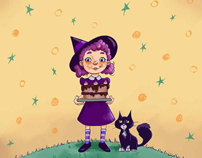 The Cake Snatcher Children's Book Illustrations