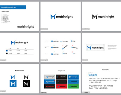 mahinright logo branding guideline
