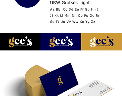Project thumbnail - Gee's Events - Corporate Identity