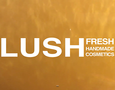 LUSH Cosmetics in Slow Motion