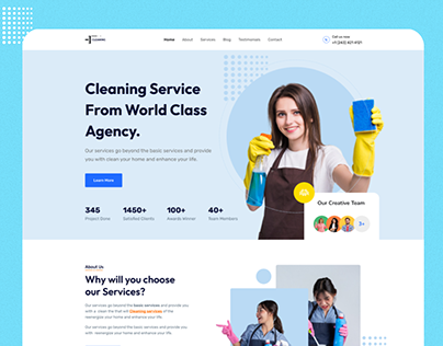 Cleaning Service Landing Page