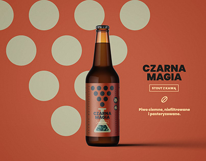 Black magic beer label / 2022
