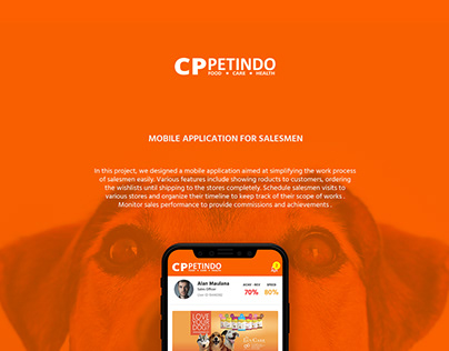 CP Pet Indo Mobile App Design