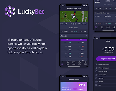 LuckyBet - Mobile App | Case study