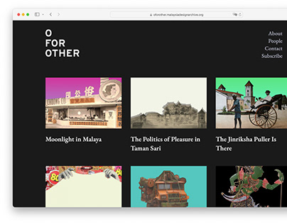 O FOR OTHER | Malaysia Design Archive