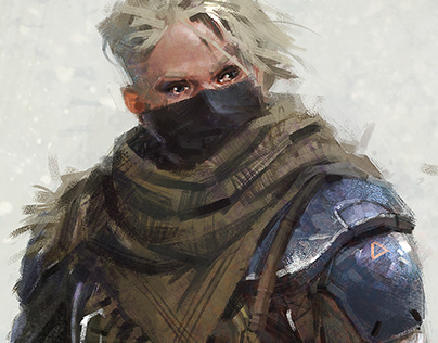 Study of Brienne of Tarth from Game of thrones