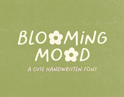 Blooming Mood - Cute Font