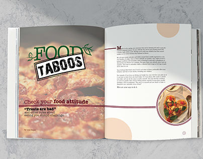 Food Taboos Magazine Spreads
